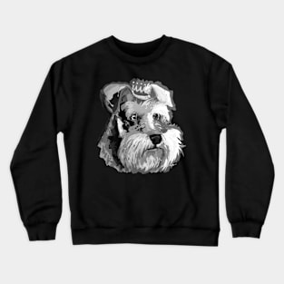 Dog King Black and White Crewneck Sweatshirt